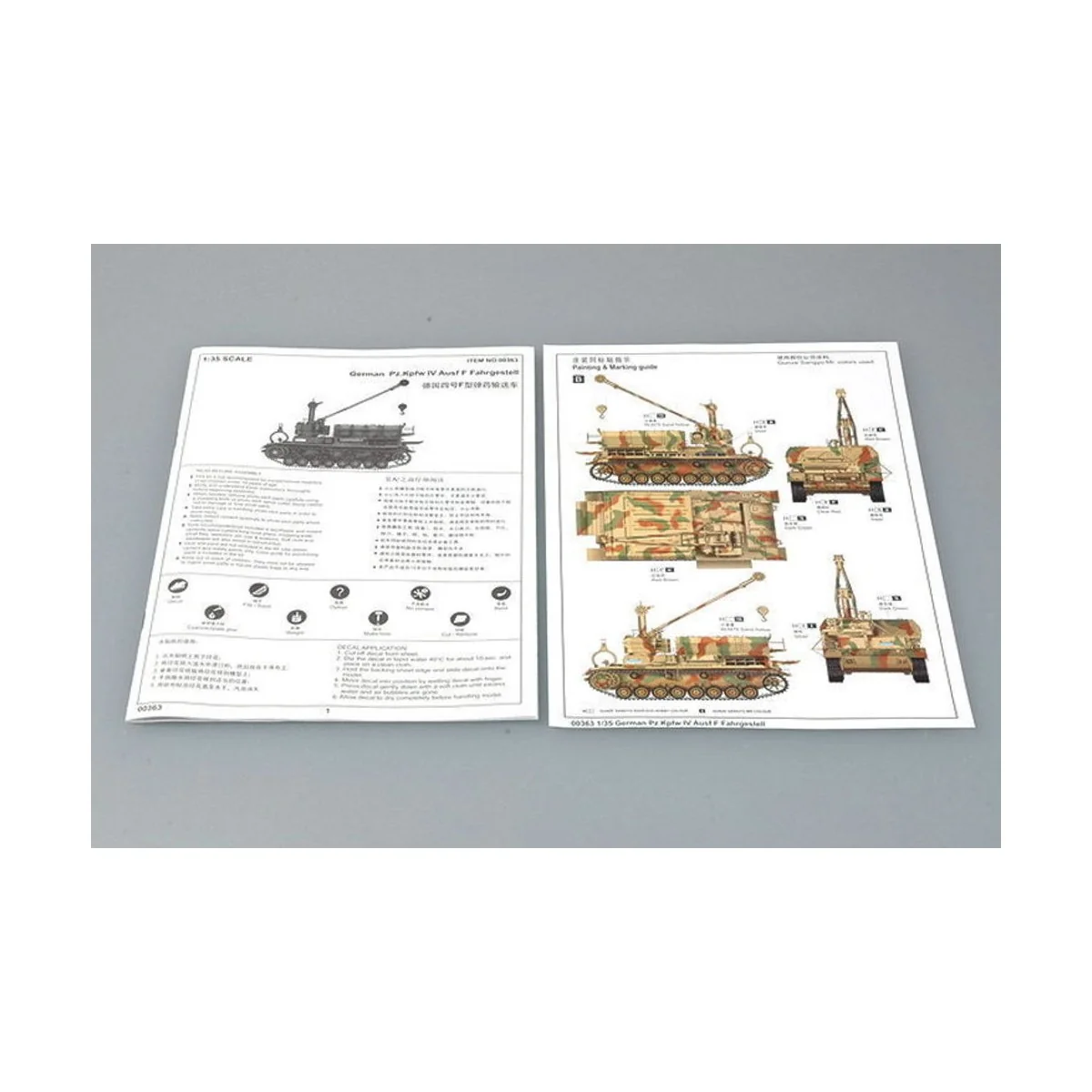 German Pz.Kpfw IV Ausf F Fahrgestell, 1/35 - Trumpeter 00363 German Pz.Kpfw IV Ausf F Fahrgestell, 1/35 - Trumpeter 00363
