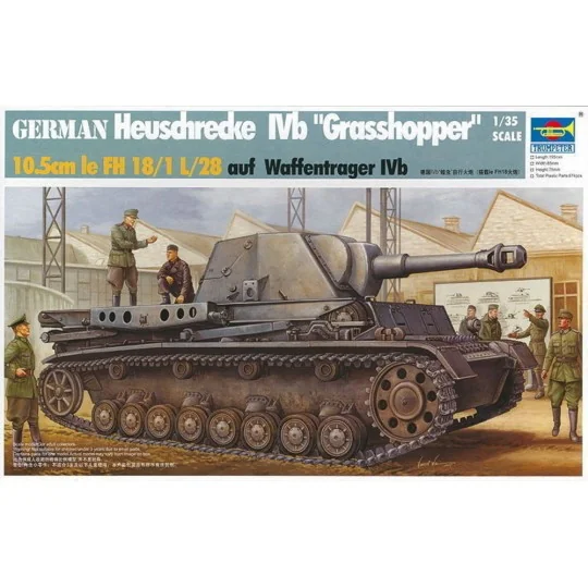 Heuschrecke Ivb Grasshopper, 1/35 - Trumpeter 00373 Heuschrecke Ivb Grasshopper, 1/35 - Trumpeter 00373
