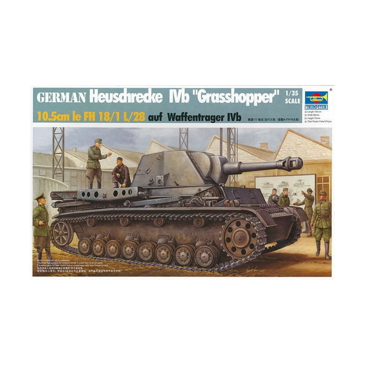 Heuschrecke Ivb Grasshopper, 1/35 - Trumpeter 00373 Heuschrecke Ivb Grasshopper, 1/35 - Trumpeter 00373
