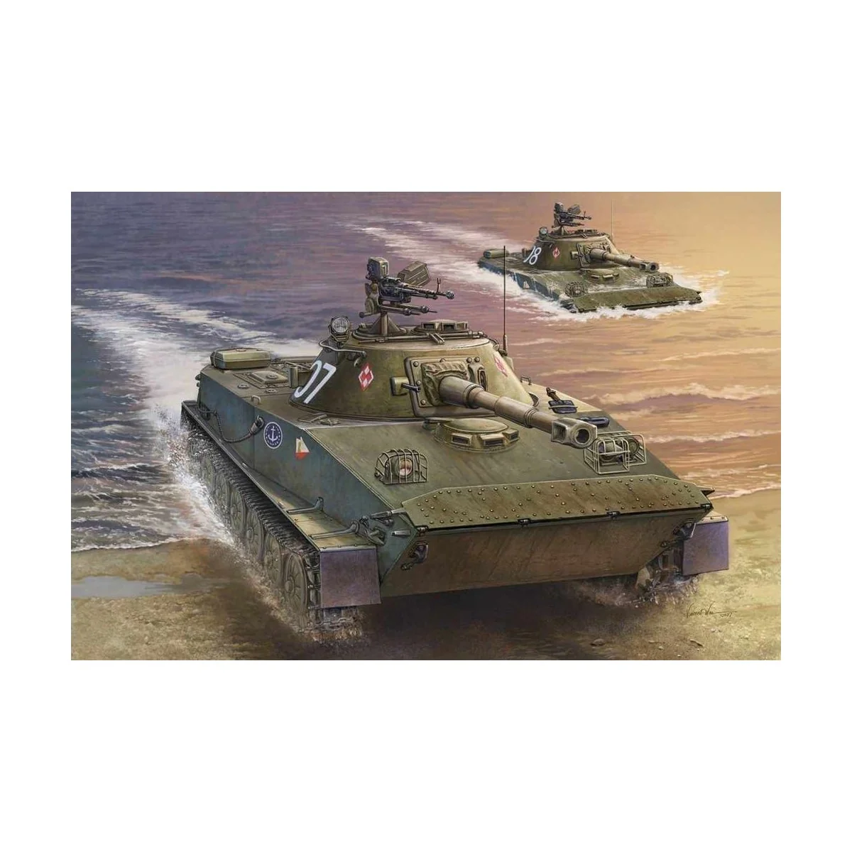 Polish PT-76B, 1/35 - Trumpeter 00382