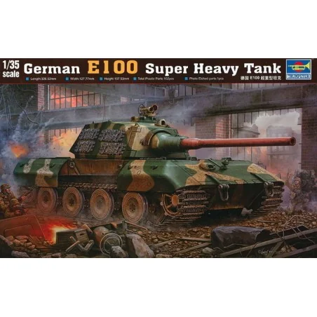German Entwicklungsfahrzeug E 100, 1/35 - Trumpeter 00384