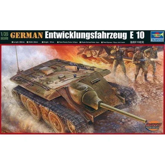 German E-10 Tank, 1/35 - Trumpeter 00385