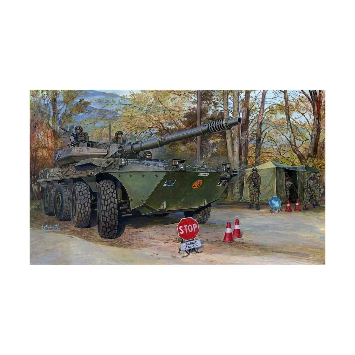 Italian B1 Centauro Late Version - Trumpeter 00387