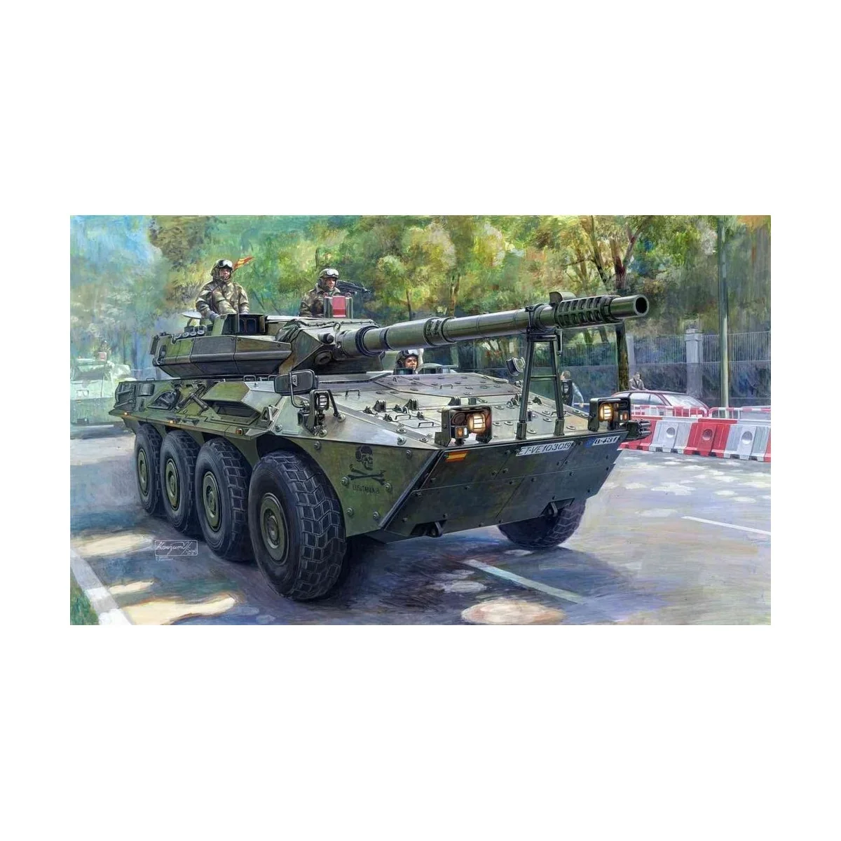 Spanish Army VRC-105 Centauro RCV - Trumpeter 00388