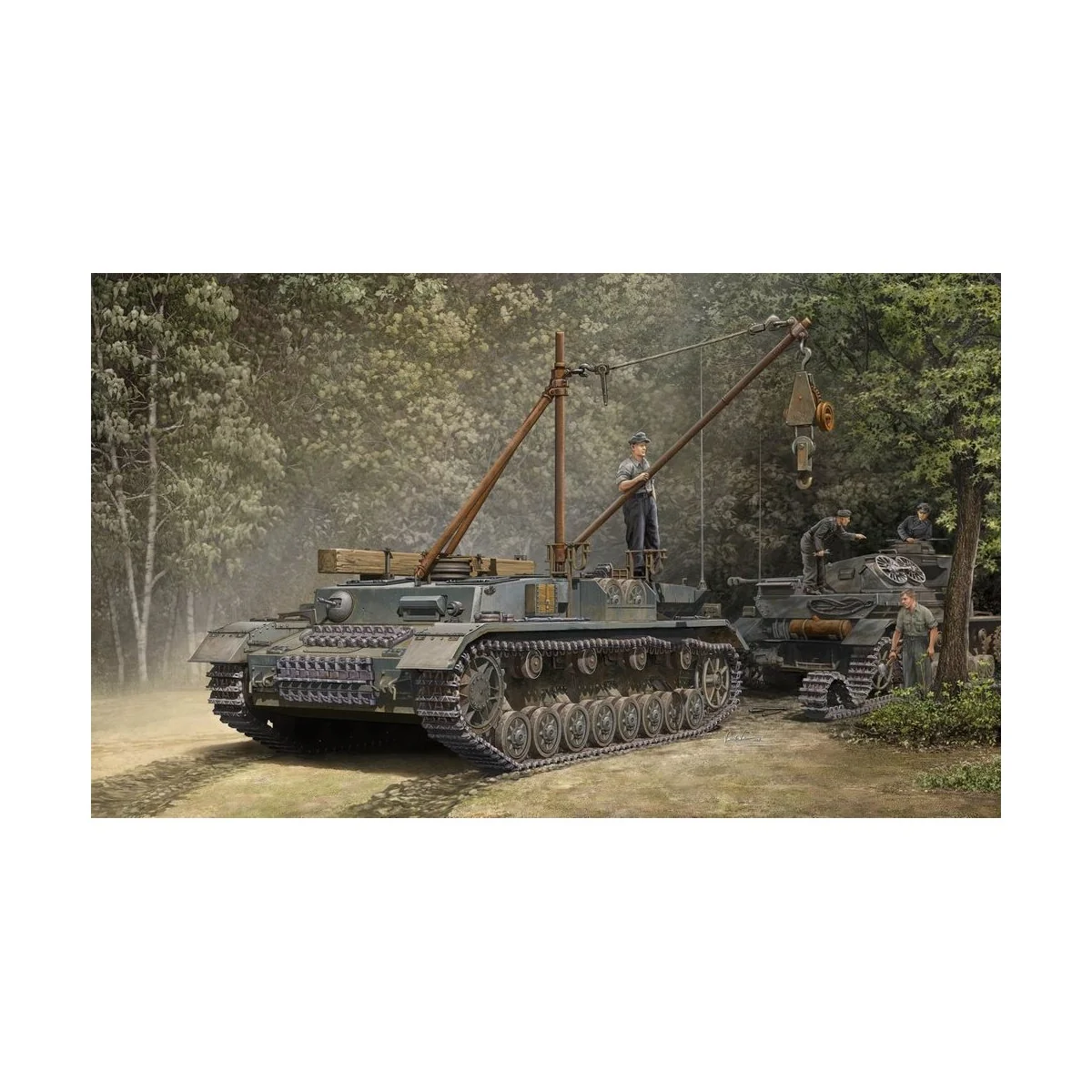German Bergepanzer IV Recovery Vehicle - Trumpeter 00389