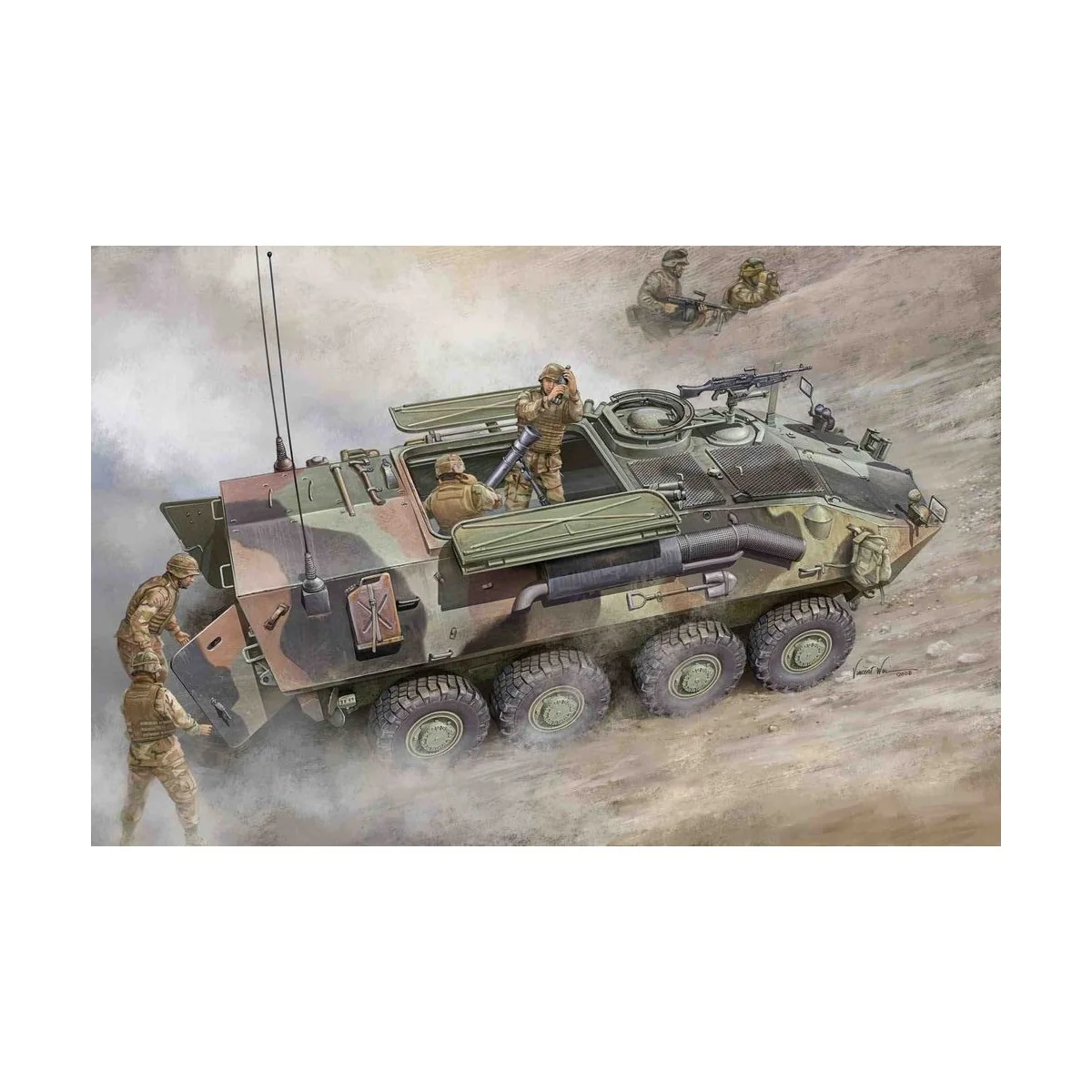 LAV-M (Mortar Carrier Vehicle), 1/35 - Trumpeter 00391 LAV-M (Mortar Carrier Vehicle), 1/35 - Trumpeter 00391