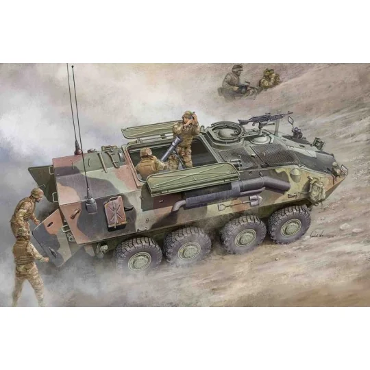 LAV-M (Mortar Carrier Vehicle), 1/35 - Trumpeter 00391 LAV-M (Mortar Carrier Vehicle), 1/35 - Trumpeter 00391