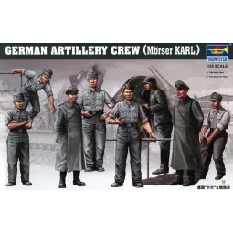 Deutsche Artillerie Besatzung für Mörser Karl, 1/35 - Trumpeter 00409