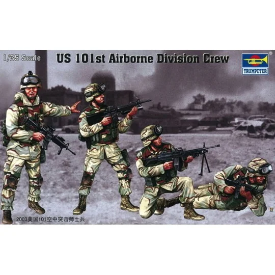 US 101st Airborne Division Crew, 1/35 - Trumpeter 00410 US 101st Airborne Division Crew, 1/35 - Trumpeter 00410