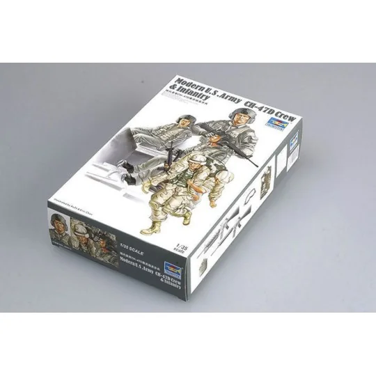 Modern U.S. Army CH-47D Crew & Infantry - Trumpeter 00415