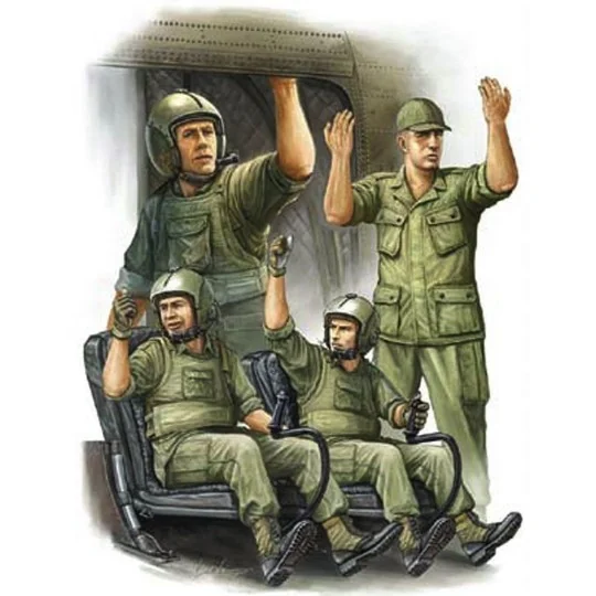 US Army CH-47 Crew in Vietnam - Trumpeter 00417