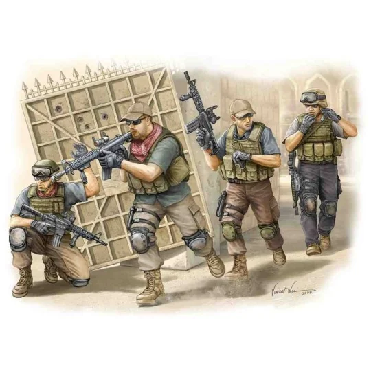 PMC in Iraq - Fire Movement Team, 1/35 - Trumpeter 00419
