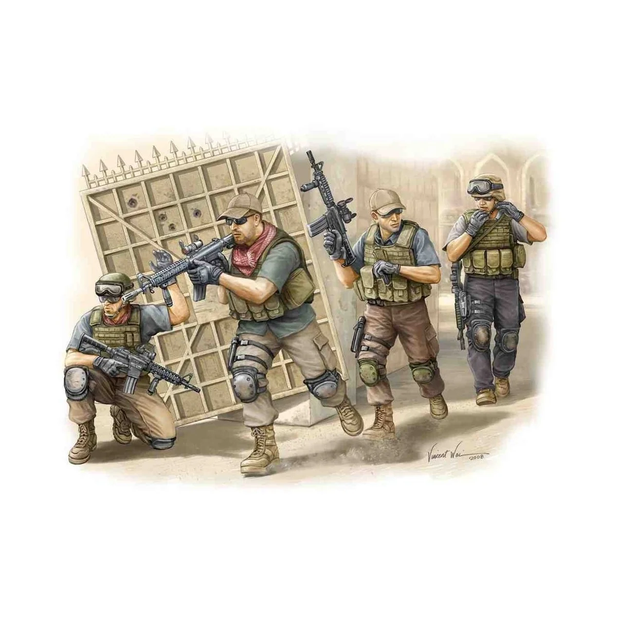 PMC in Iraq - Fire Movement Team, 1/35 - Trumpeter 00419