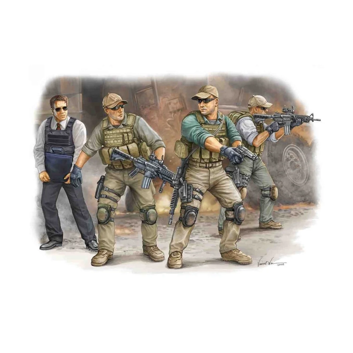 PMC in Iraq - VIP Protection, 1/35 - Trumpeter 00420