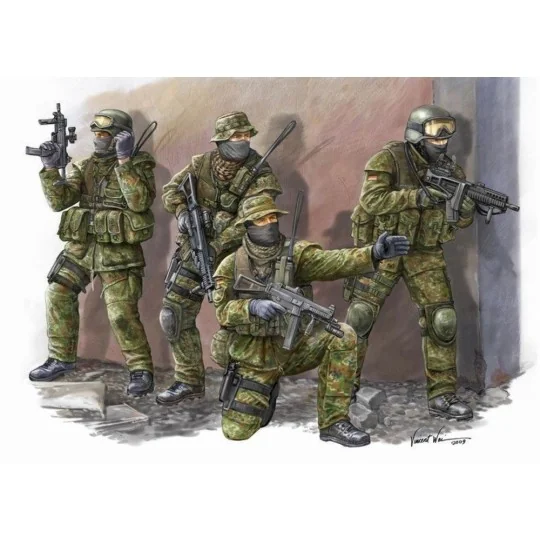 Modern German KSK Commandos - Trumpeter 00422