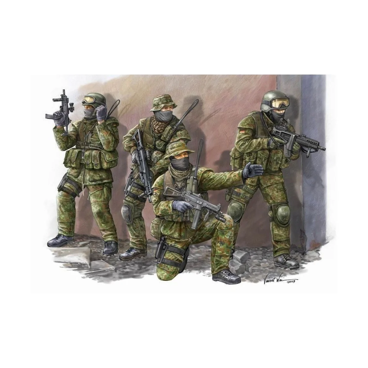 Modern German KSK Commandos - Trumpeter 00422