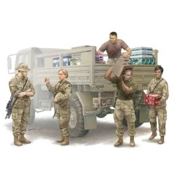 Modern U.S. soldiers - Logistics Supply, 1/35 - Trumpeter 00429