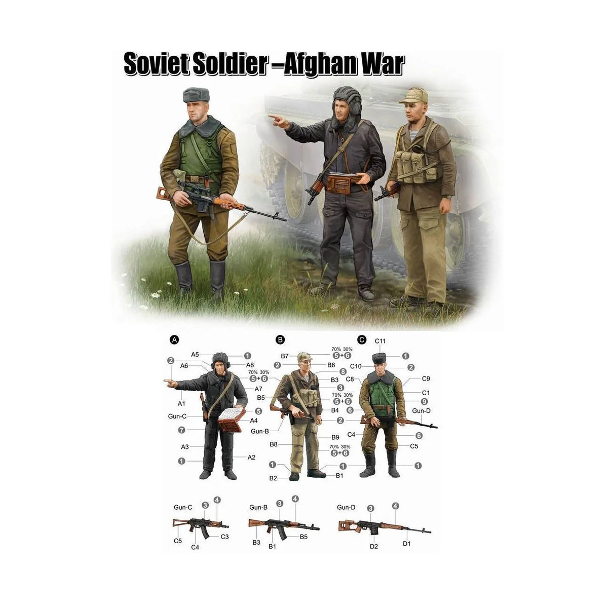Soviet Soldier-Afghan War, 1/35 - Trumpeter 00433