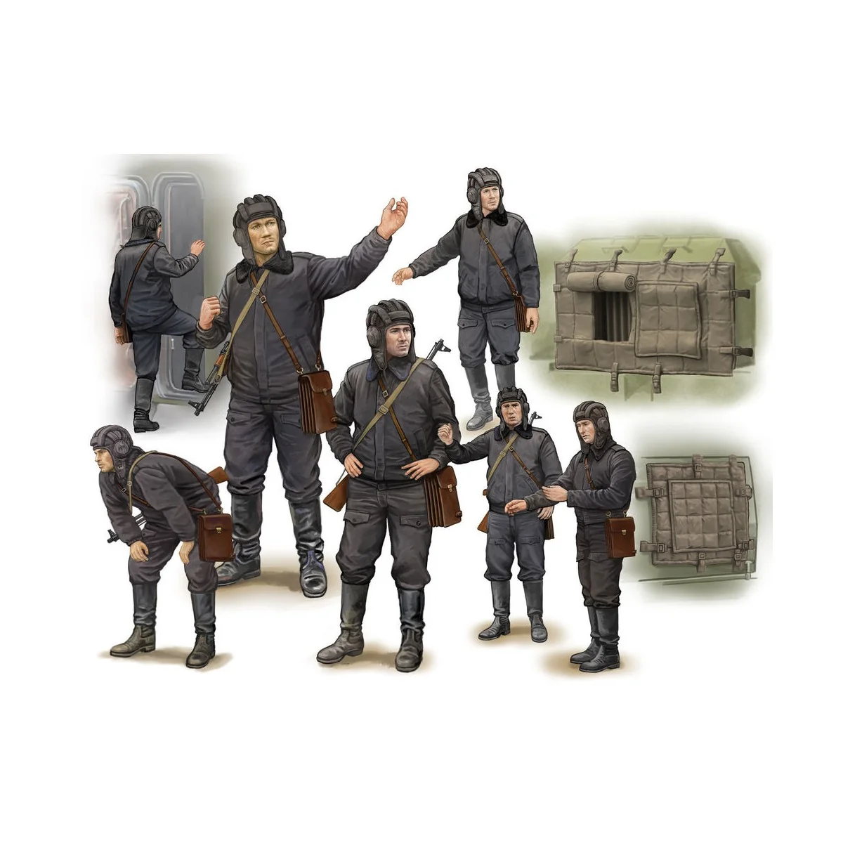 Soviet Soldier-Scud B Crew - Trumpeter 00434