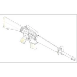 AR15/M16/M4 FAMILY-M16A1 (6 units), 1/35 - Trumpeter 00501