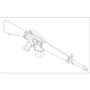 AR15/M16/M4 FAMILY-M16A1 (6 units), 1/35 - Trumpeter 00501