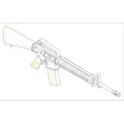 AR15/M16/M4 FAMILY-M16A2 (6 units) - Trumpeter 00502