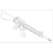 AR15/M16/M4 FAMILY-M16A2 (6 units) - Trumpeter 00502