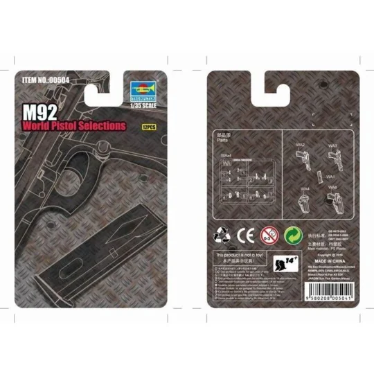 M92 World Pistol Selection, 1/35 - Trumpeter 00504