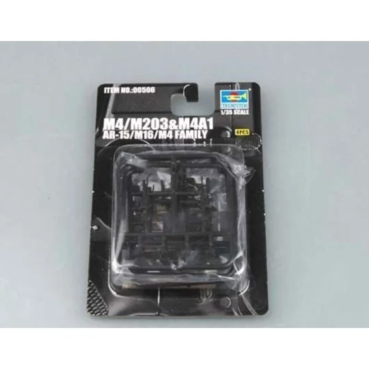 AR-15/M16/M4 Family-M4, 1/35 - Trumpeter 00506 AR-15/M16/M4 Family-M4, 1/35 - Trumpeter 00506