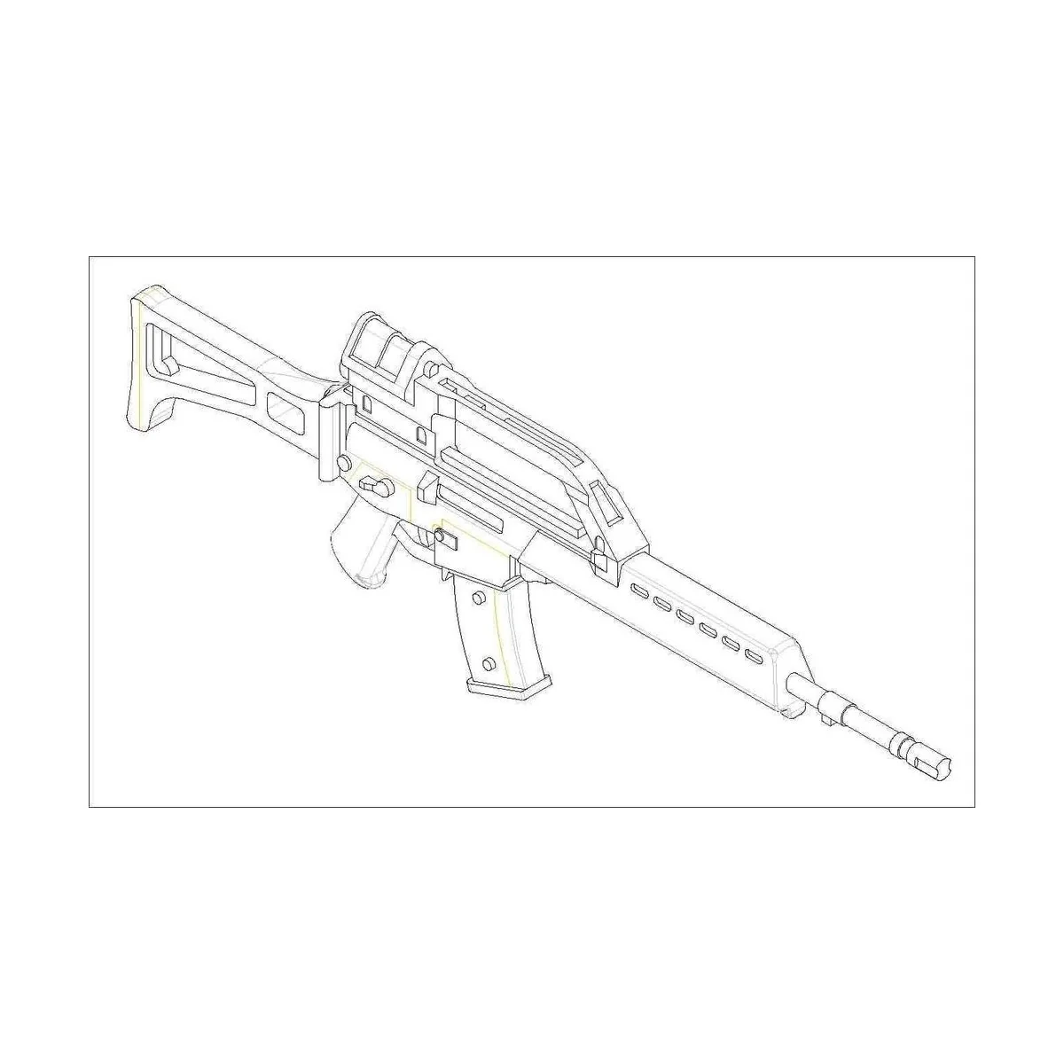 MG36, 1/35 - Trumpeter 00514 MG36, 1/35 - Trumpeter 00514