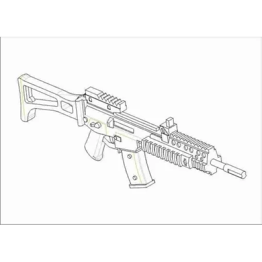 G36 KSK, 1/35 - Trumpeter 00517 G36 KSK, 1/35 - Trumpeter 00517