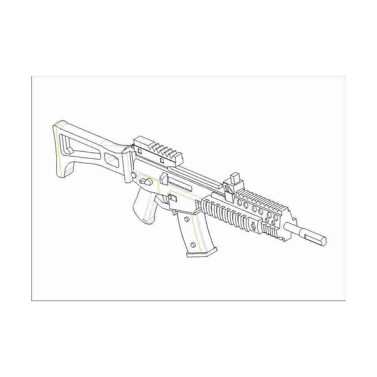 G36 KSK, 1/35 - Trumpeter 00517 G36 KSK, 1/35 - Trumpeter 00517