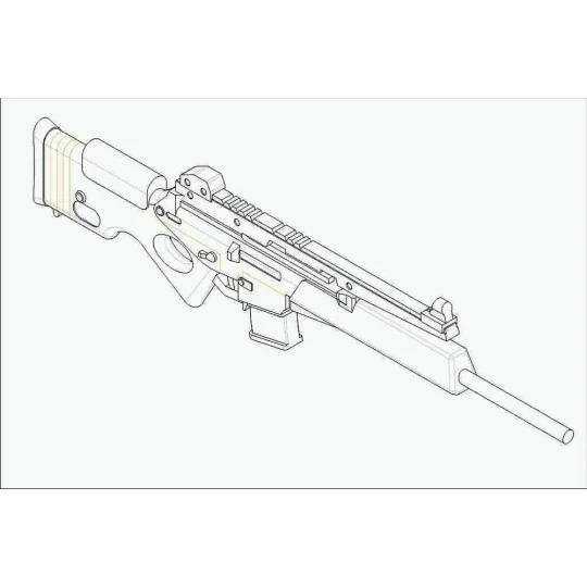 G36, 1/35 - Trumpeter 00519 G36, 1/35 - Trumpeter 00519