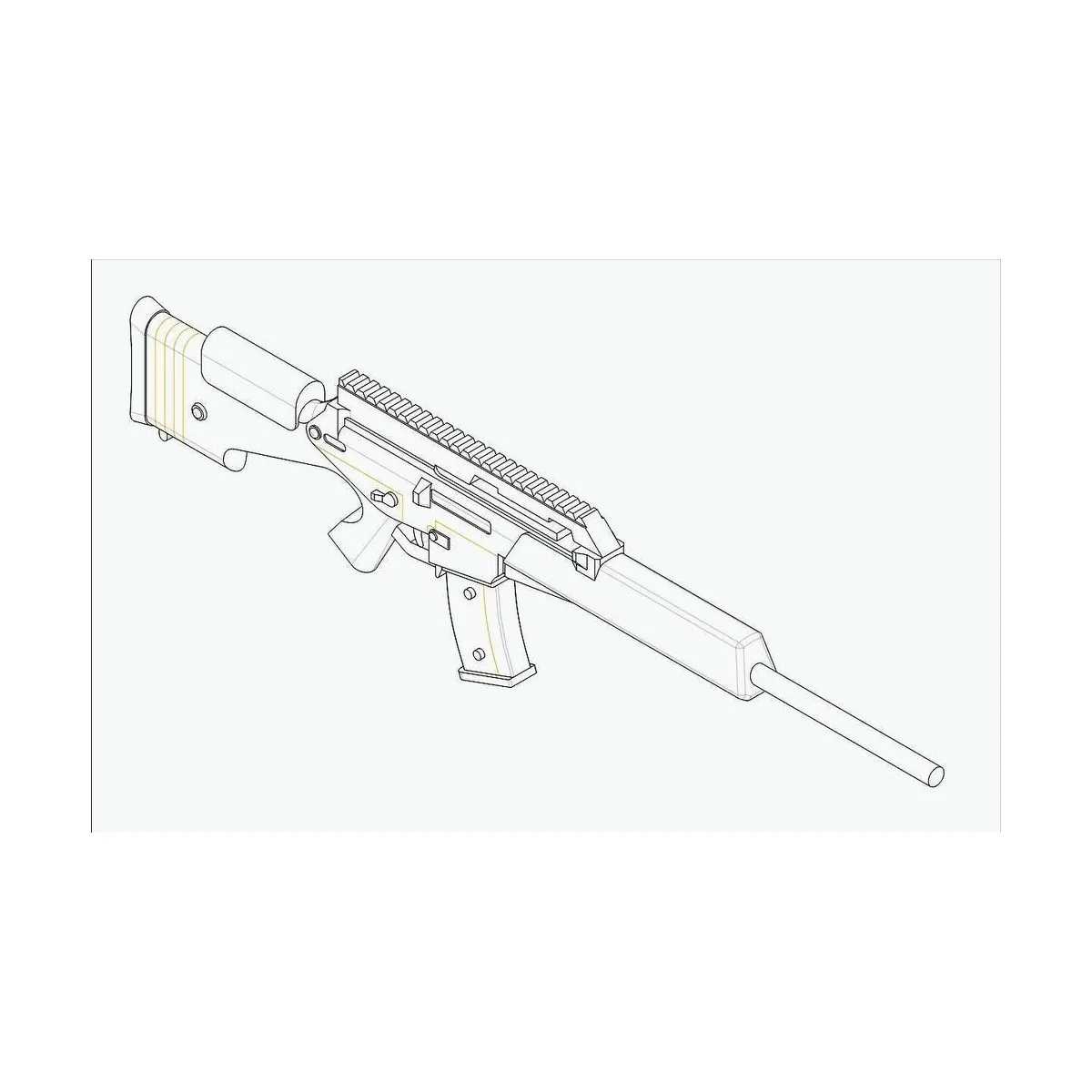 German Firearms Selection-SL8 2II(6guns), 1/35 - Trumpeter 00522 German Firearms Selection-SL8 2II(6guns), 1/35 - Trumpeter 00522