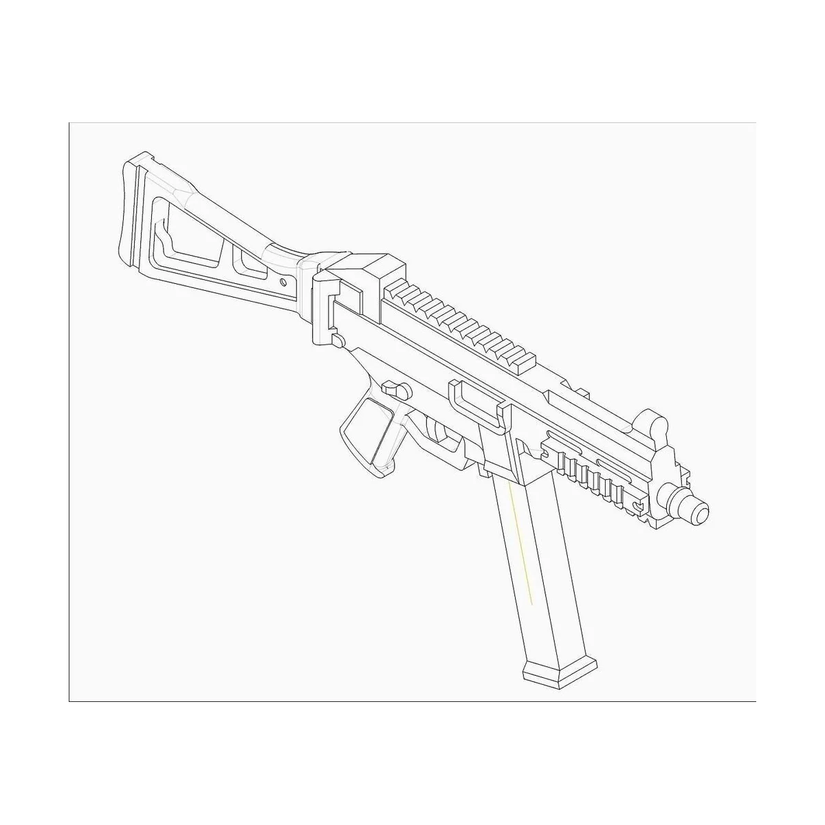 German Firearms Selection-UMP.45 (4guns) - Trumpeter 00524