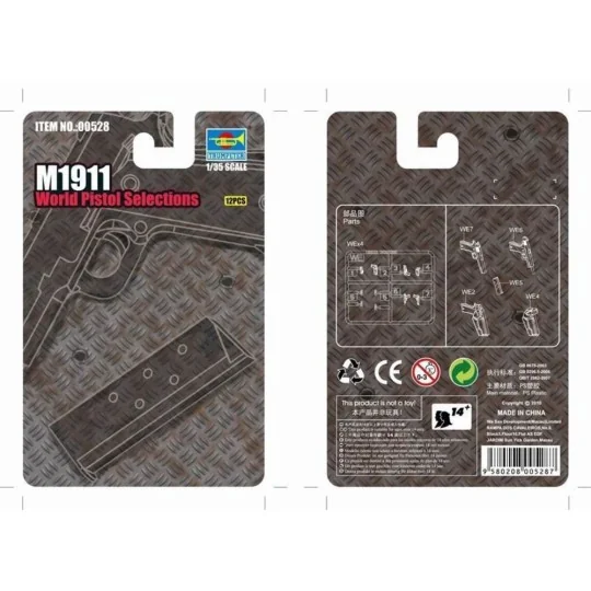 M1911 World Pistol Selection, 1/35 - Trumpeter 00528 M1911 World Pistol Selection, 1/35 - Trumpeter 00528