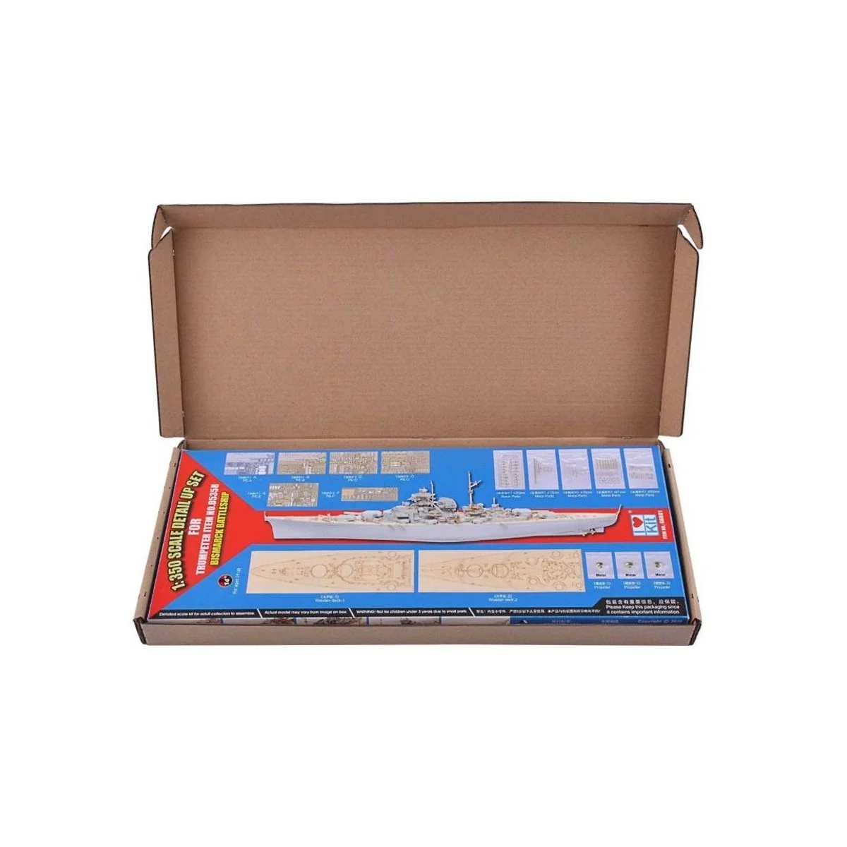 BISMARCK 1941 DETAIL UP SET for 05358 - I LOVE KIT 66601