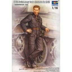 WWII Soviet Army Tank Crewman 1942, 1/16 - Trumpeter 00701