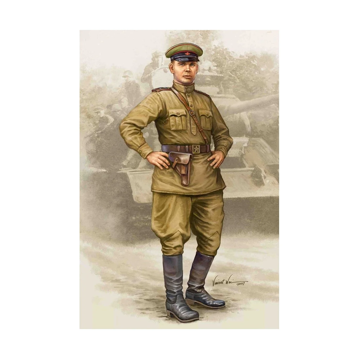 WWII Soviet Officer Vol.2, 1/16 - Trumpeter 00704 WWII Soviet Officer Vol.2, 1/16 - Trumpeter 00704