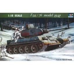 T-34/76 Soviet Tank (1942), 1/16 - Trumpeter 00905