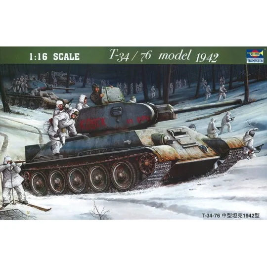 T-34/76 Soviet Tank (1942) - Trumpeter 00905