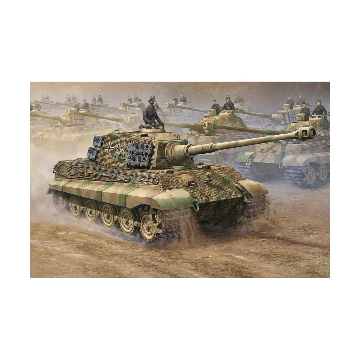 German King Tiger 2 in 1 - Trumpeter 00910