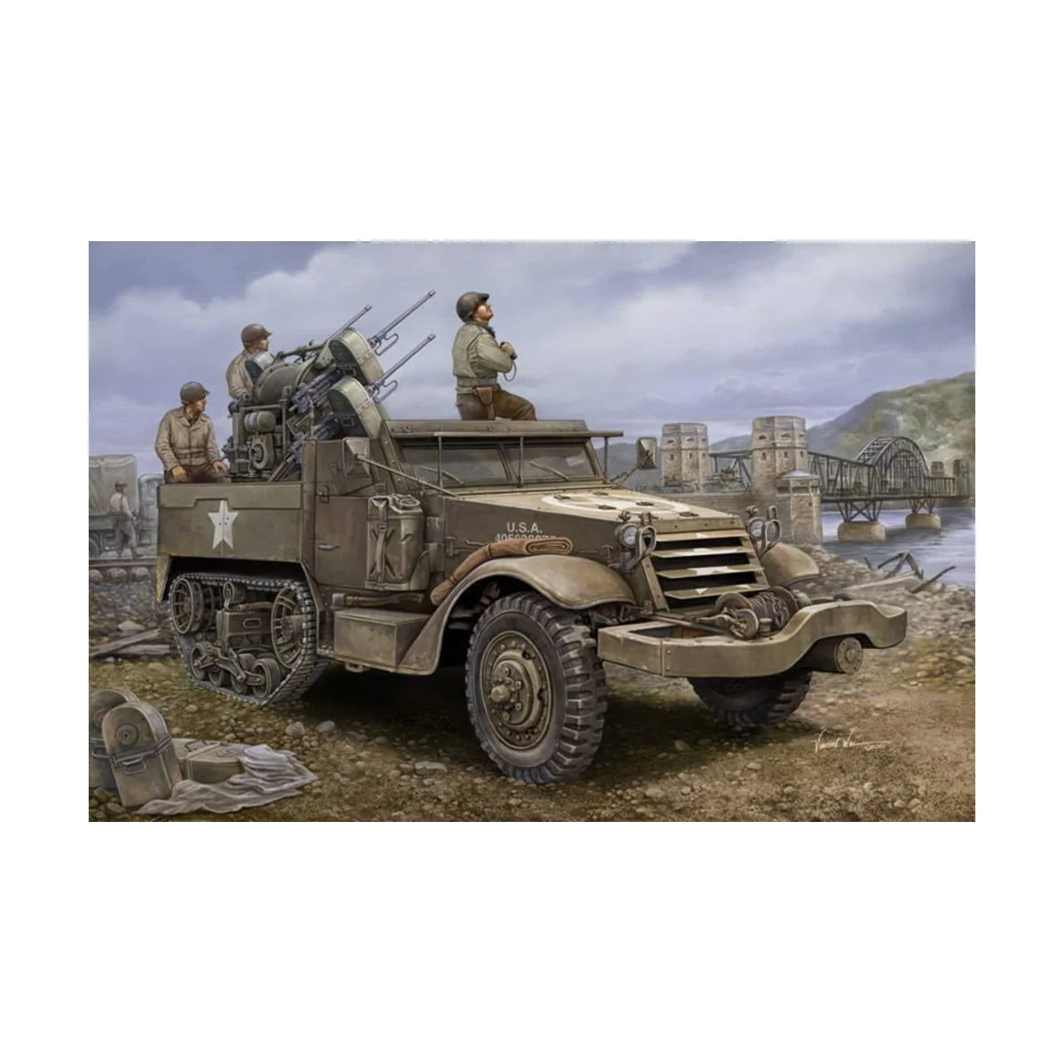 M16 Multiple Gun - Trumpeter 00911