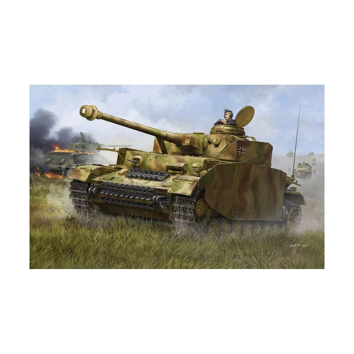 German Pzkpfw IV Ausf.H Medium Tank, 1/16 - Trumpeter 00920