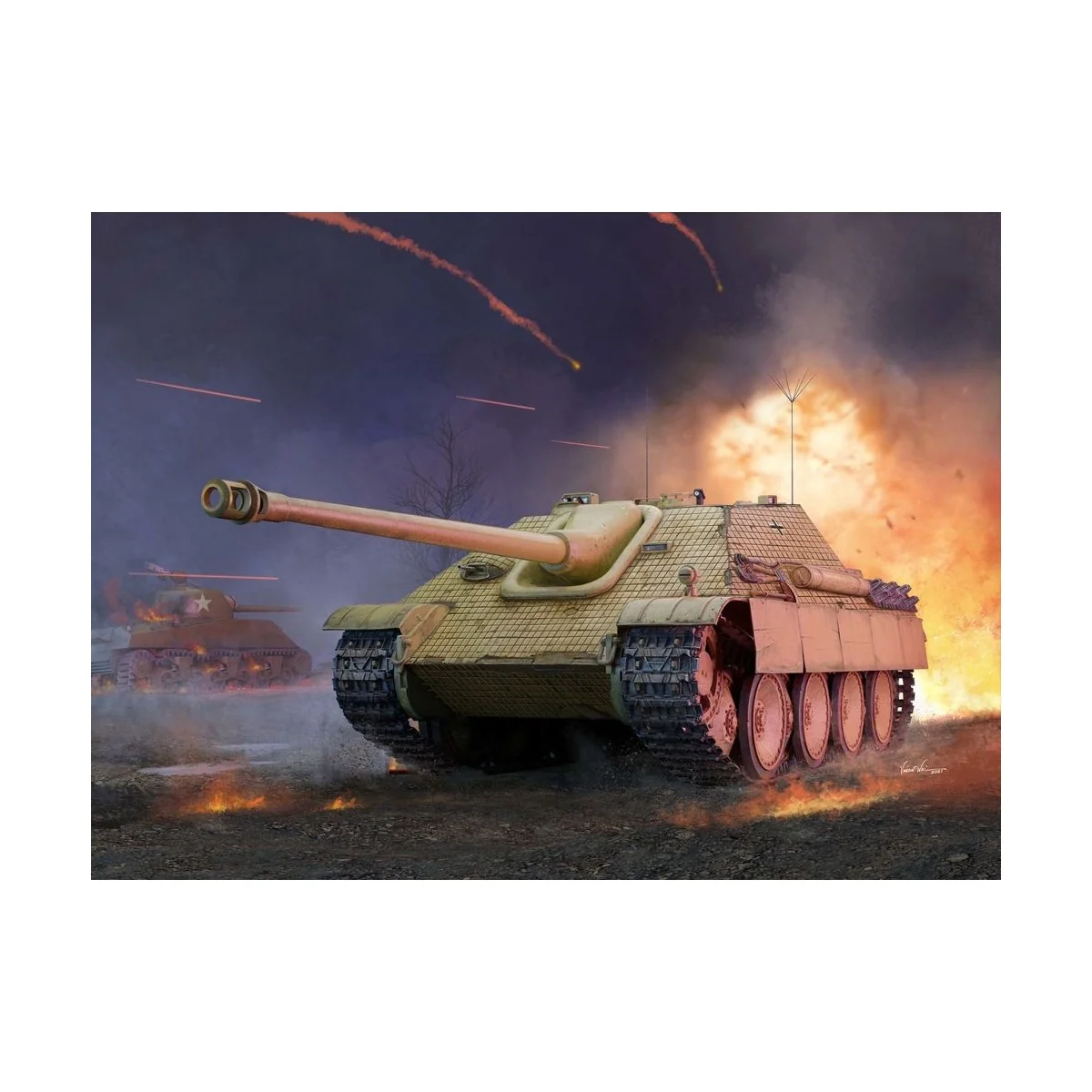 German Sd.Kfz 173 Jagdpanther Early Version, 1/16 - Trumpeter 00934 German Sd.Kfz 173 Jagdpanther Early Version, 1/16 - Trumpeter 00934