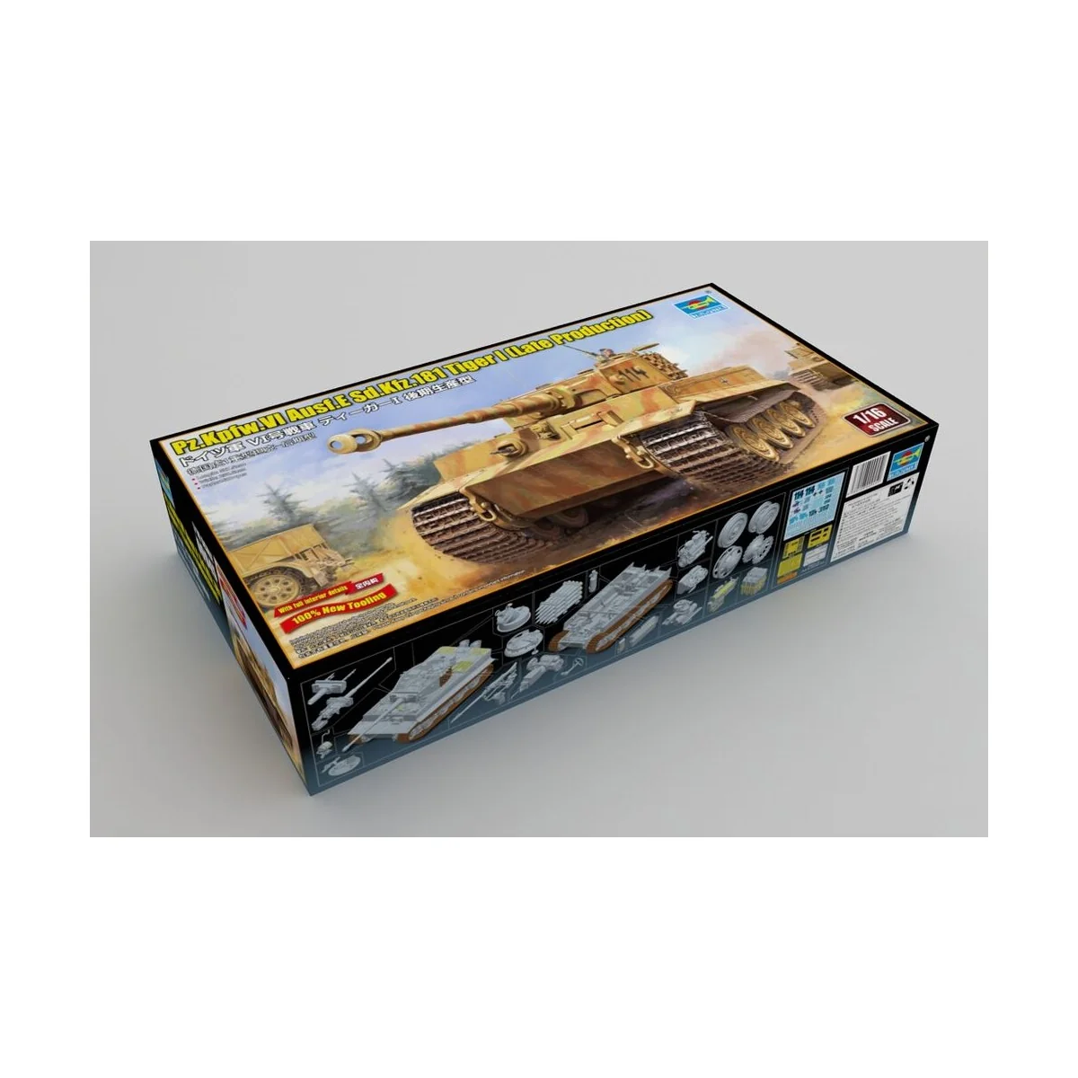 Pz.Kpfw.VI Ausf.E Sd.Kfz.181 Tiger I (Late Production) - Trumpeter ...