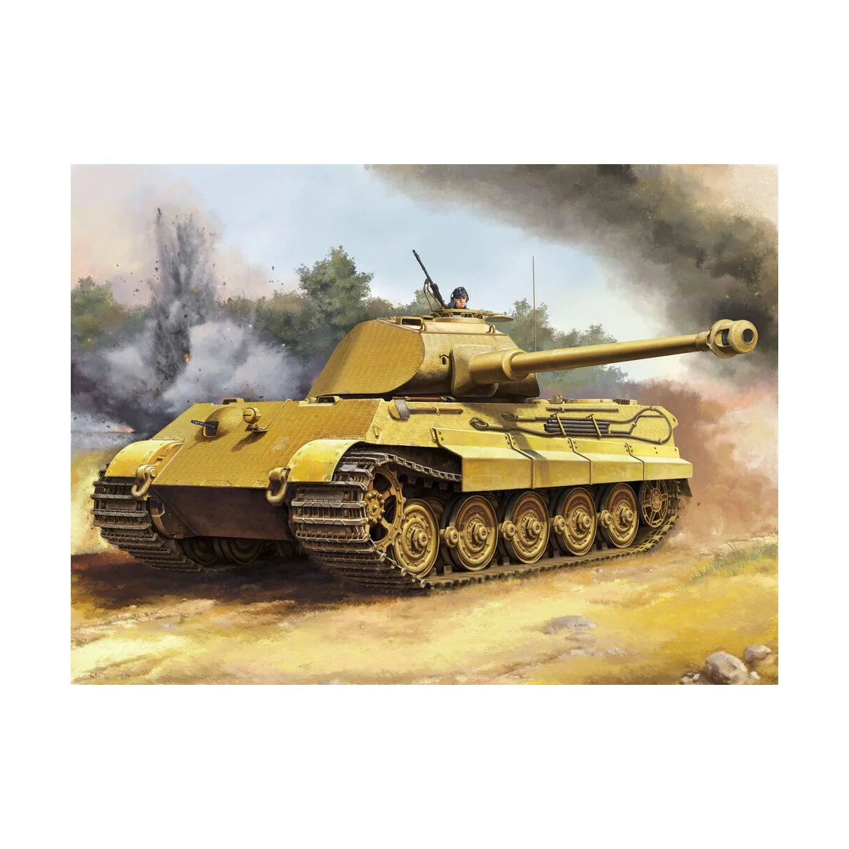 Pz.Kpfw.VI Sd.Kfz.182 Tiger II (Porsche Early production vehicle Fg... Pz.Kpfw.VI Sd.Kfz.182 Tiger II (Porsche Early production vehicle Fg...
