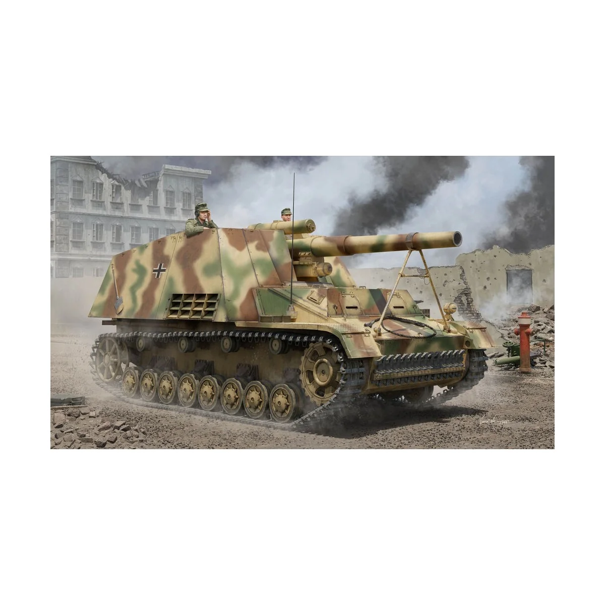 German Sd.Kfz. 165 Hummel (Late Production) - Trumpeter 00953