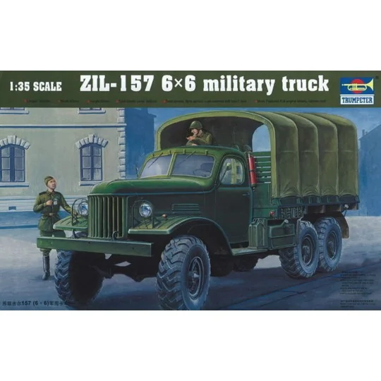 ZIL-157 6x6 Soviet Military Truck, 1/35 - Trumpeter 01001 ZIL-157 6x6 Soviet Military Truck, 1/35 - Trumpeter 01001