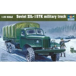 ZIL-157K Soviet Military Truck w/Canvas, 1/35 - Trumpeter 01003
